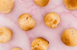 pão de queijo sem leite - pão de beijo